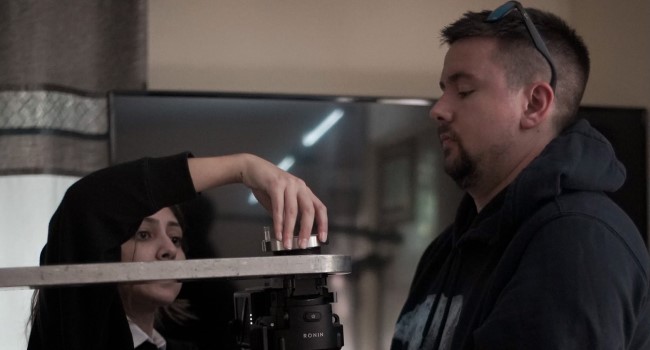 On-set photography
