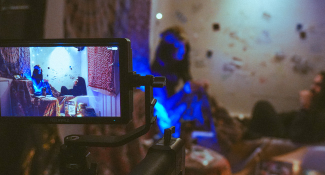 On-set photography