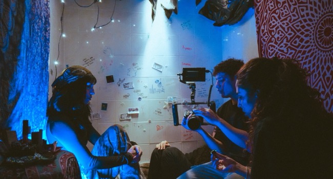 On-set photography
