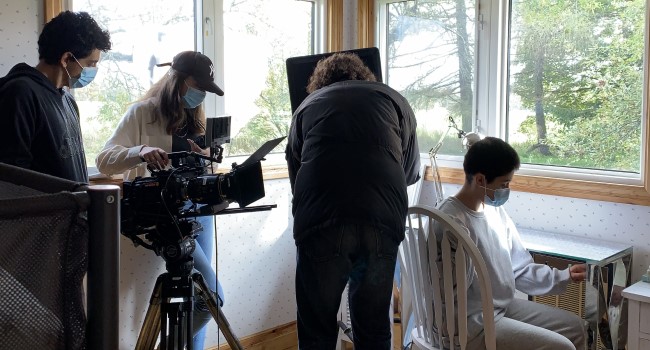 On-set photography